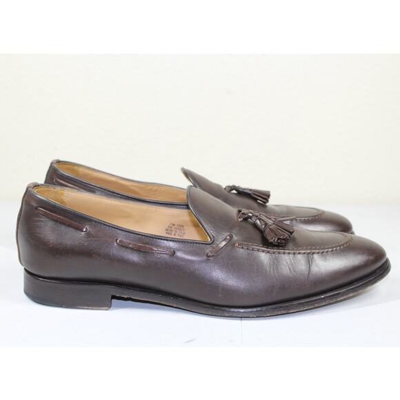SUITSUPPLY Tassel Loafers Mens Sz 45 12 US Brown Leather